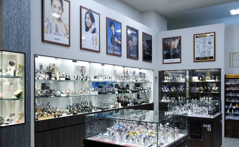 時計店店内