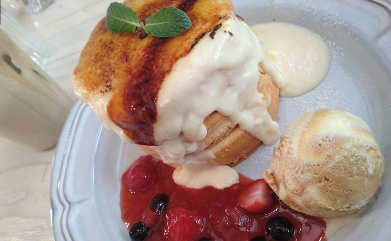 カフェでの食事