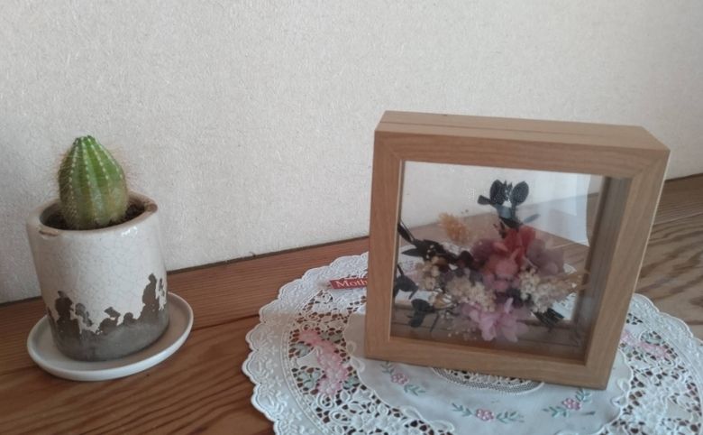 ドライフラワー　店内