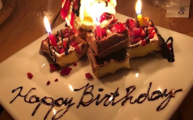 誕生日プレート