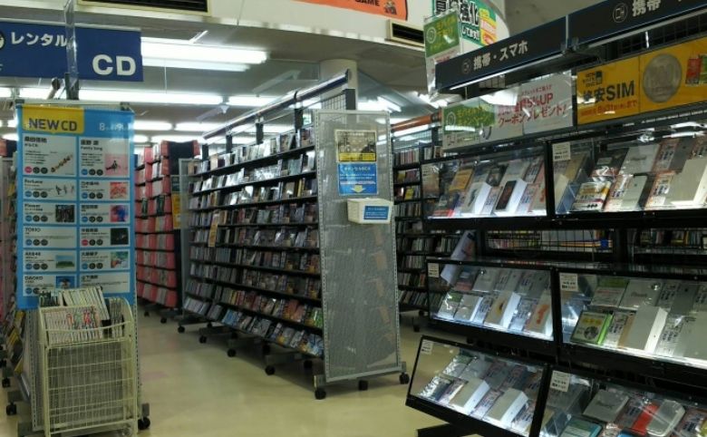 CDショプ店内