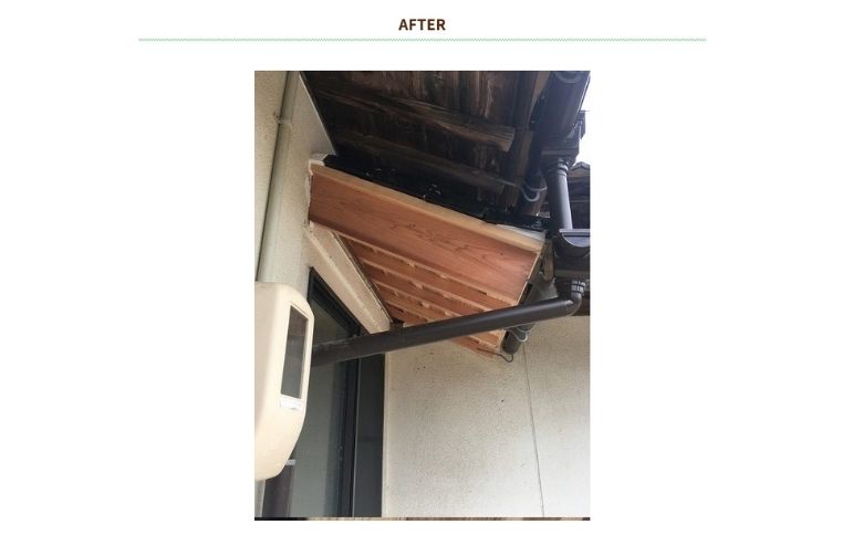 屋根修理アフター