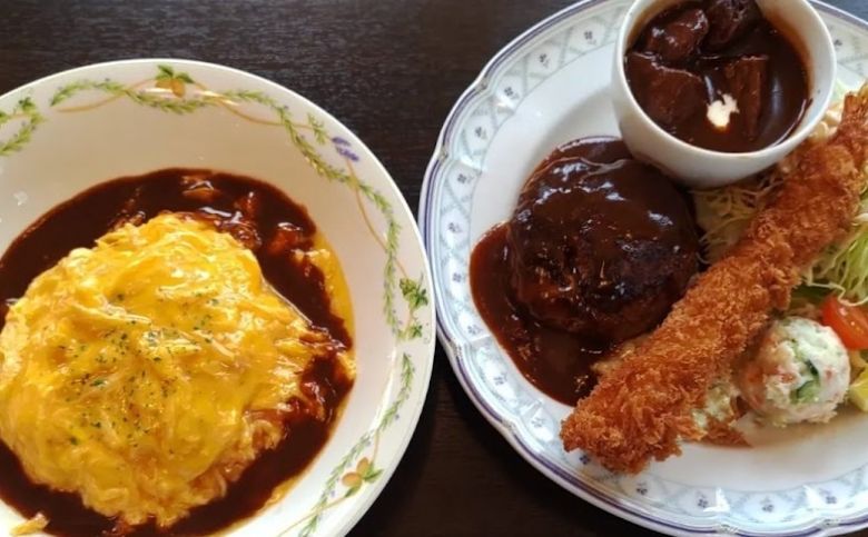 プチレストラン クルトン（斐川町福富）のハンバーグ