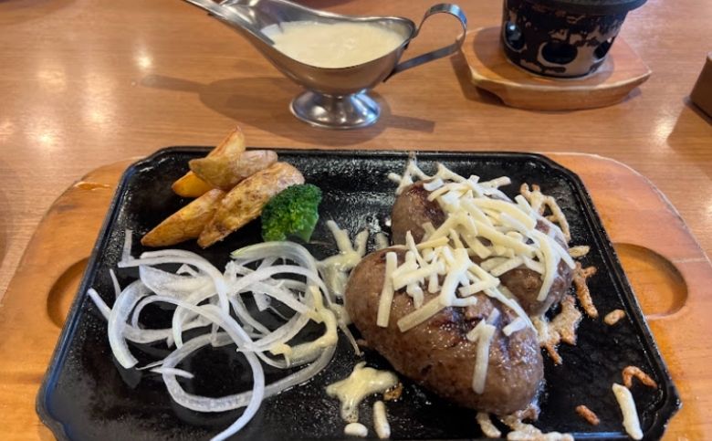 ビッグボーイ出雲今市店（今市町北本町）のハンバーグ