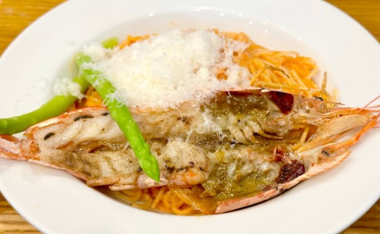 えびのパスタ