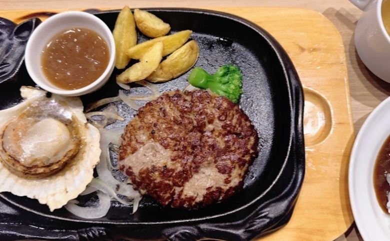 ビッグボーイ出雲今市店（今市町北本町）のハンバーグ